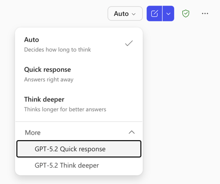 Modus in Copilot anpassen