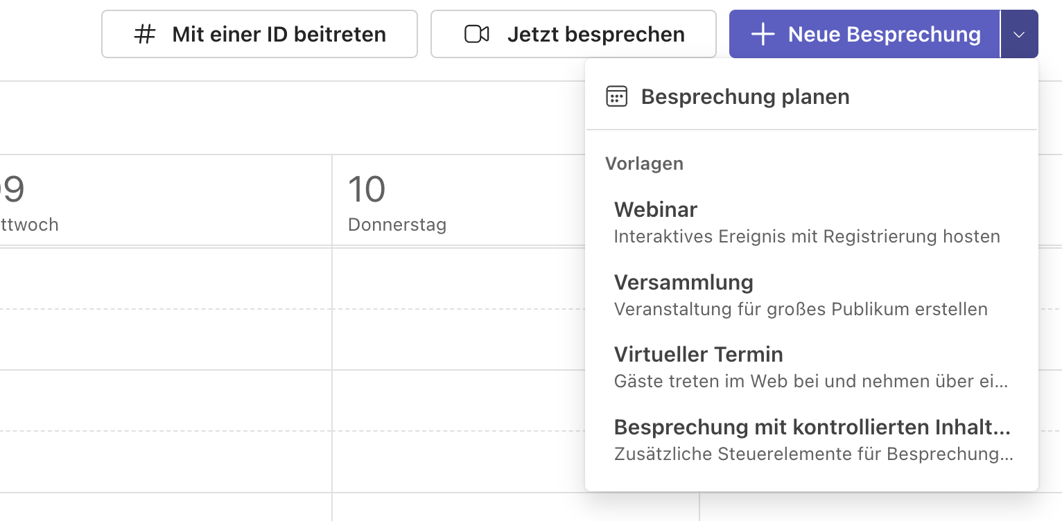 Neue Formate Microsoft Teams vectano